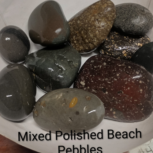 Mixed Polished Beach Pebbles